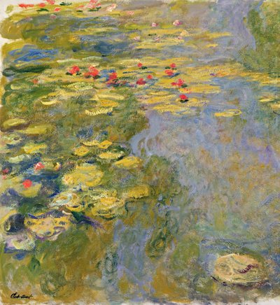 Der Seerosenteich, 1917-19 (Detail) von Claude Monet